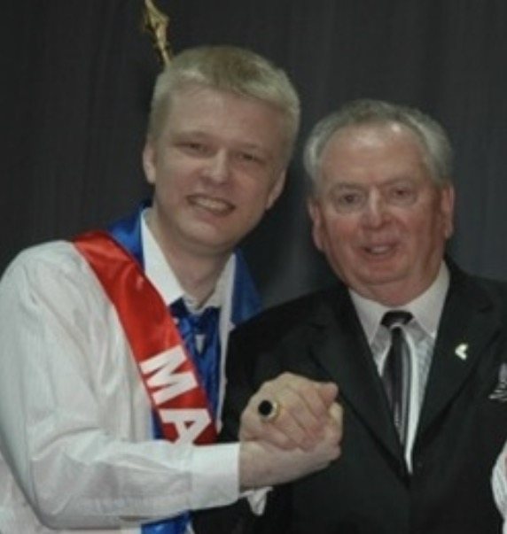 Rudy Langlet · Avec Rex Maughan, fondateur de Forever, en 2005