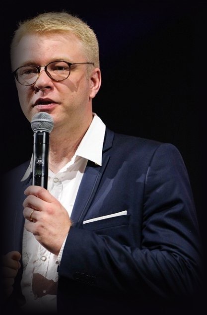 Rudy Langlet on stage